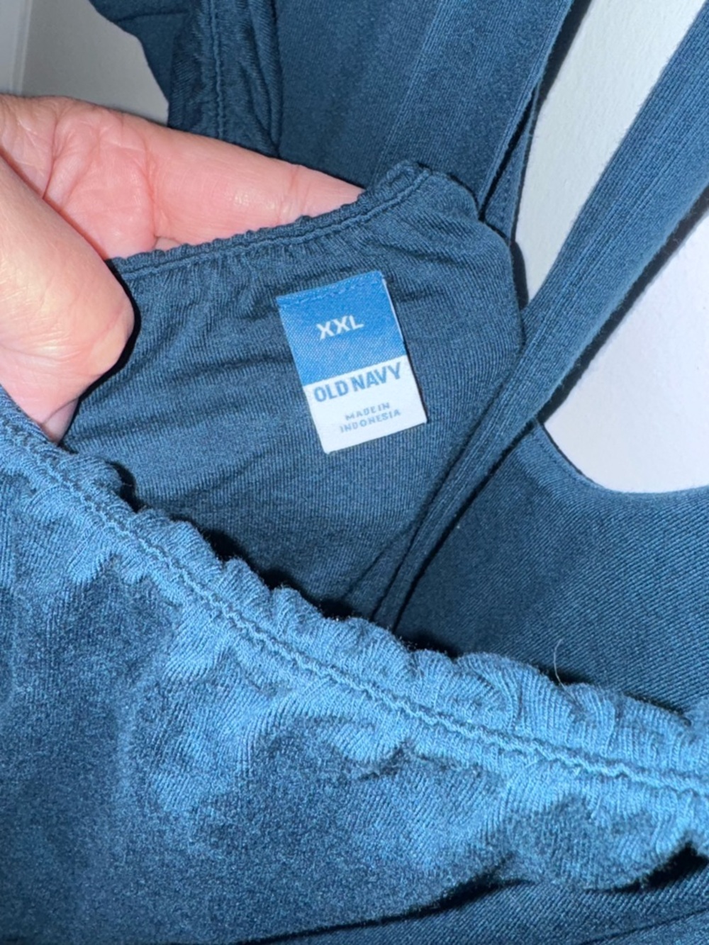 Old Navy Navy Blue Teal Halter Sleeveless Jumpsuit XXL - Picture 4 of 7